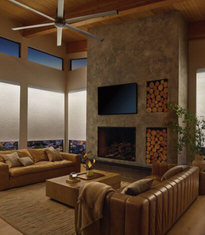 Aura Living Shades Up Night