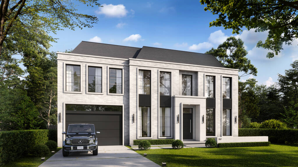 house rendering day time